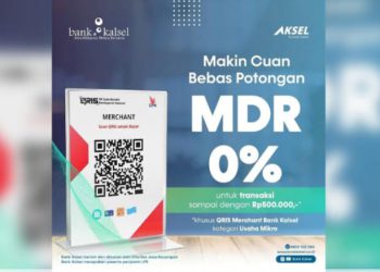 QRIS Bank Kalsel Bebas Potongan Hingga 0 Persen untuk UMKM