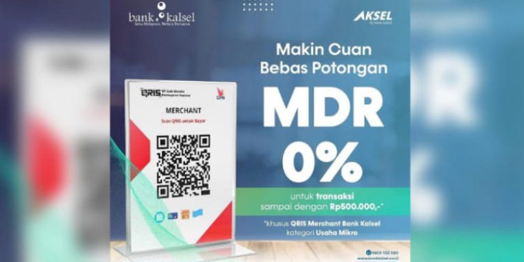 QRIS Bank Kalsel untuk UMKM. (foto : Bank Kalsel)