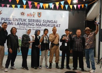 25 Jurnalis Beradu Kepiawaian Baca Puisi HPN 2025 Kalsel