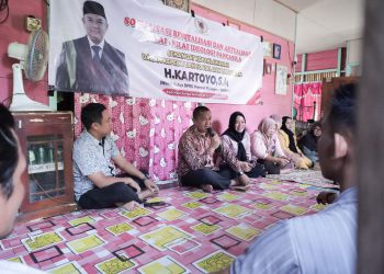 H Kartoyo Sosialisasikan Wawasan Kebangsaan di Desa Bamban 
