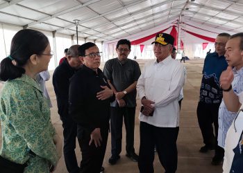 Gubernur Bersama Ketua PWI Tinjau Kesiapan Acara Puncak HPN 2025
