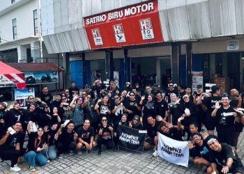 Dukung Gaya Hidup Sehat Masyarakat, Satrio Biru Motor Gelar Run in Cotton