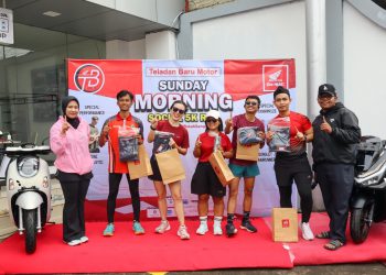 Dorong Masyarakat Hidup Sehat, Dealer Honda Teladan Baru Gelar Sunday Morning 5K