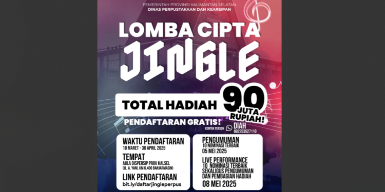 Lomba Cipta Jingle Dispersip Kalsel.