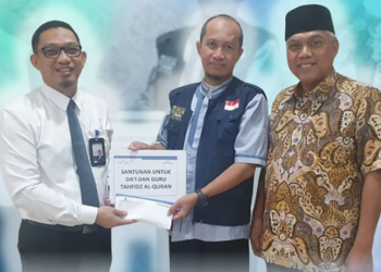 Kolaborasi UPZ Bank Kalsel, Berikan Bantuan untuk Mualim dan Dai di Jakarta