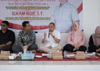 Ilham Nor Sosialisasikan Nilai-Nilai Pancasila di Sungai Andai
