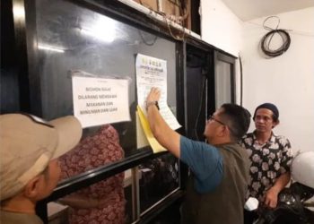 Razia Gabungan, Satu Rumah Makan Kedapatan Jual Minol