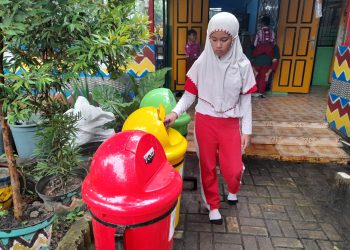 SDN Pengambangan 5 Lebih Dulu Lakukan Pengelolaan Sampah