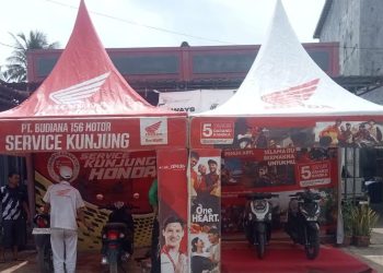 Bukti Honda Lebih Dekat Masyarakat, Dealer Budiana Gelar Servis Kunjung di Balai Riam