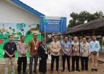 Bank Kalsel Luncurkan Bank Sampah Mas Pitung di SMPN 3 Banjarbaru