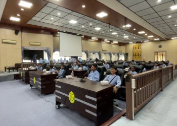 Puluhan Siswa SDIT Nurul Fikri Duduki Kursi DPRD Banjarmasin
