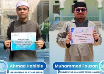 Bank Kalsel Bantu Biaya Pendidikan Dua Mahasiswa Kalsel di Mesir dan Yaman