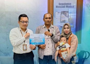 Bank Kalsel Bantu Biaya Pengobatan Bayi Penderita Jantung Bocor