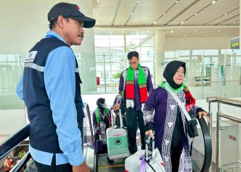 Ribuan JCH Kalsel Terbang Melalui Bandara Syamsudin Noor