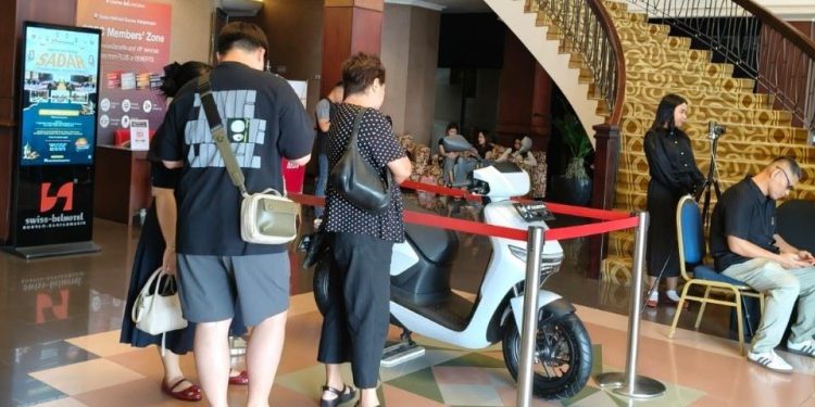 Peringati Hari Kartini, Trio Motor hadirkan Honda CUV e: di Swiss-Belhotel Banjarmasin. (foto : istimewa)