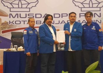 Harry Wijaya Kembali Terpilih Pimpin PAN Banjarmasin