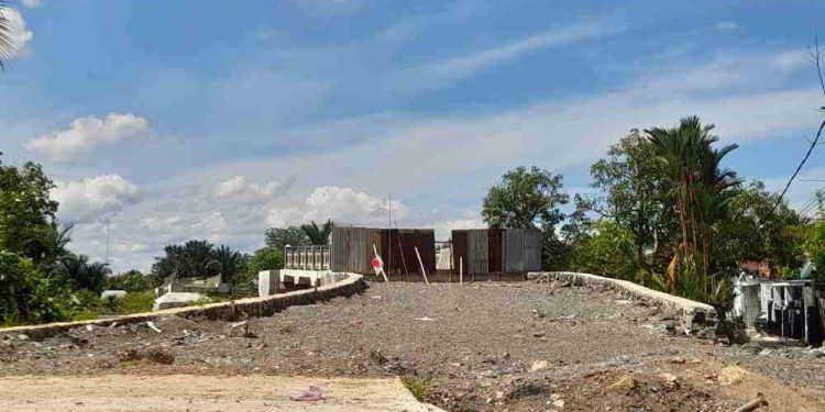 Jembatan CUSA yang akan dilanjutkan pengerjaannya. (foto : shn/seputaran)