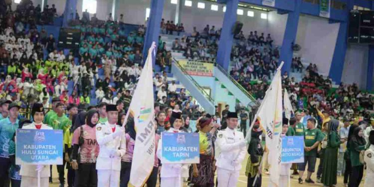 Kontingen Tapin saat mengikuti ajang Forda 2025 di Banjarmasin. (foto : istimewa)