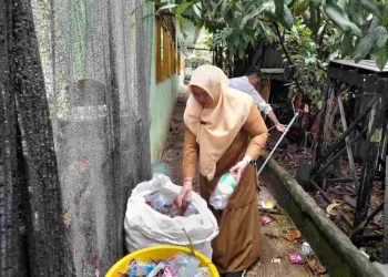Hari Minggu Ini, Karang Taruna Tukar Sampah dengan Sembako