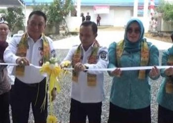 Bupati Tapin Resmikan Kantor Desa Pantai Cabe