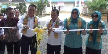 Bupati Tapin Resmikan Kantor Desa Pantai Cabe