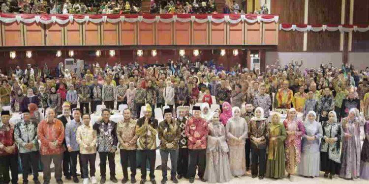 Halal Bi Halal warga Banjar Jabodetabek yang dihadiri Ketua DPRD Kalsel H Supian HK, di Auditorium Manggala Wanabakti. (foto : istimewa)