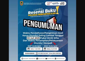 Dispersip Kalsel Gelar Lomba Resensi Buku Koleksi Perpustakaan