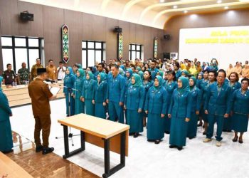 Bupati Kukuhkan TP PKK Barsel Periode 2025–2030