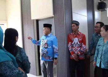 Resmikan Aula TP PKK Barsel, Pj Bupati Dorong Pemberdayaan Perempuan dan Keluarga