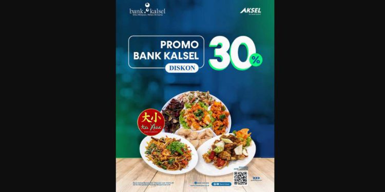 Promo Diskon Bank Kalsel. (foto : Bank Kalsel)