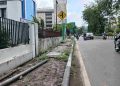 Dinas PUPR Lanjutkan Proyek Trotoar dan Drainase