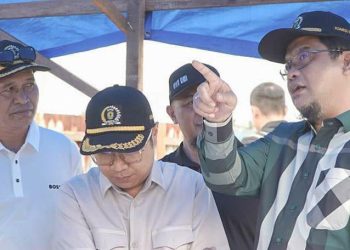 Komisi III DPRD Banjarmasin Tinjau Renovasi Dermaga Pasar Baru