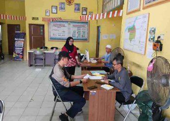 Jajaran Satpol PP Daftar Menjadi Nasabah Bank Sampah