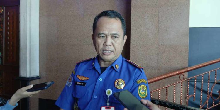 Kepala Disdamkarmat Banjarmasin Hendro. (foto : shn/seputaran)