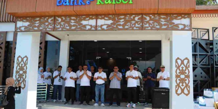 Kantor baru Bank Kalsel Cabang Pembantu Pemprov Banjarbaru di Jalan Dharma Praja, Kelurahan Bangkal, Kecamatan Cempaka, Kota Banjarbaru. (foto : Bank Kalsel)