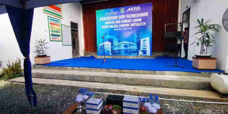Kantor Kas Sungai Loban. (foto : Bank Kalsel)