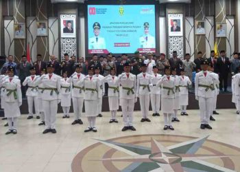 34 Anggota Paskibraka Banjarmasin Resmi Dikukuhkan