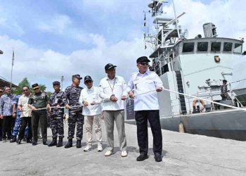 Gubernur Muhidin Dukung Misi Ekspedisi Rupiah Berdaulat BI Bersama TNI AL