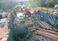 Satgas TMMD ke-125 Kodim 1007/Banjarmasin Mulai Perbaiki Jembatan di Kuin Kacil