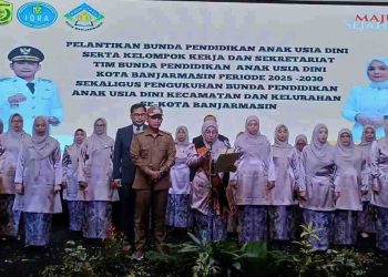 Bunda PAUD, Pokja, Sekretariat Tim Bunda PAUD Banjarmasin 2025-2030 Resmi Dilantik