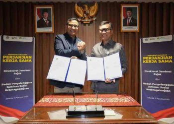 DJP Bersama BPJS Ketenagakerjaan Tandatangani PKS