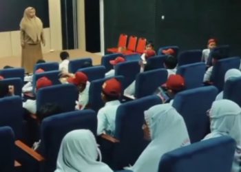 SDN 4 Syamsuddin Noor Berkunjung ke Perpus Palnam