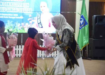 Hj Fathul Jannah Muhidin Hadiri Pelantikan Pokja Bunda PAUD HSS