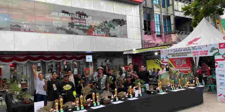Dealer Honda Delima Motor Sutoyo menghadirkan kegiatan unik bertajuk Mini Contest Bonsai.  (foto : istimewa)
