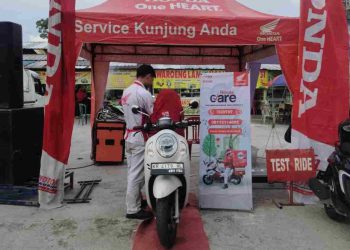 Dekatkan Diri ke Konsumen, Trio Motor Kurun Gelar Service Kunjung
