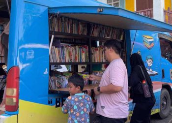 Pusling Dispersip Kalsel Hadir di Taman Edukasi Banua Lalu Lintas