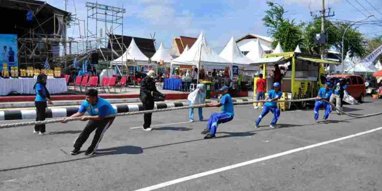 Inorga Tarik Tambang. (foto : shn/seputaran)