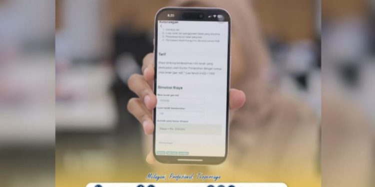 Aplikasi Sentuh Tanahku.  (foto : istimewa)