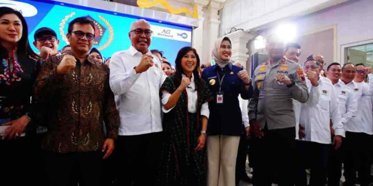 Pelantikan pengurus PWI Pusat Periode 2025-2030. (foto : istimewa)