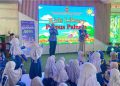 Puluhan Anak TK dan PAUD Berkunjung ke Perpustakaan Palnam